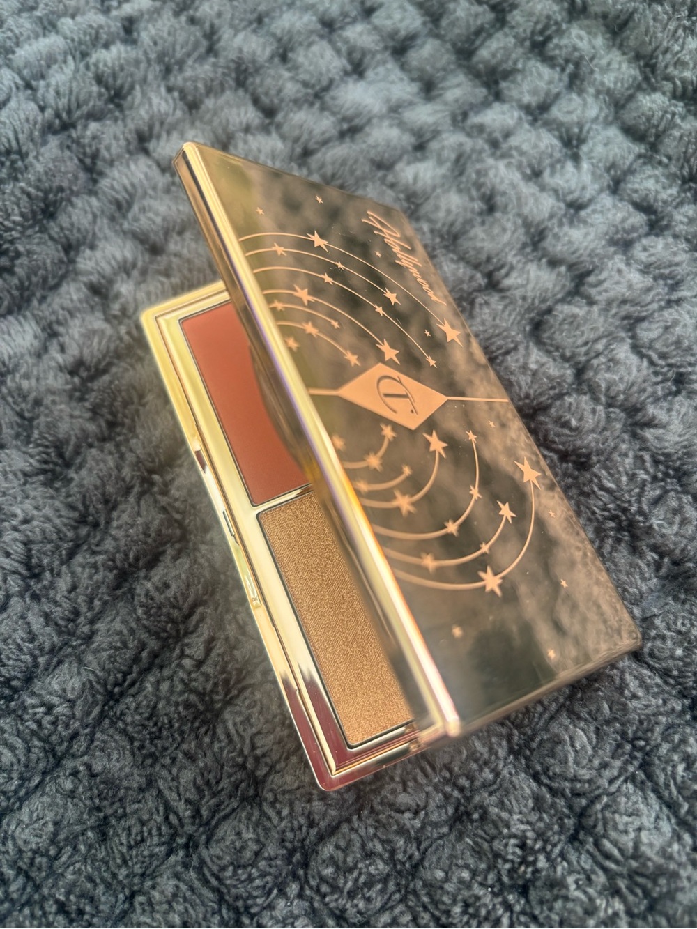 Charlotte tilbury blush and glow glide palette in tan-deep